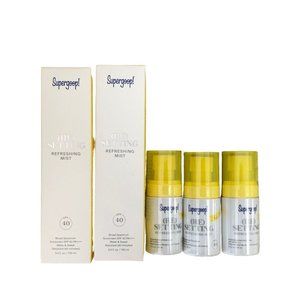 Supergoop! -$128 Value- (Re)setting Refreshing Mist SPF 40  -Sunscreen Set of 5